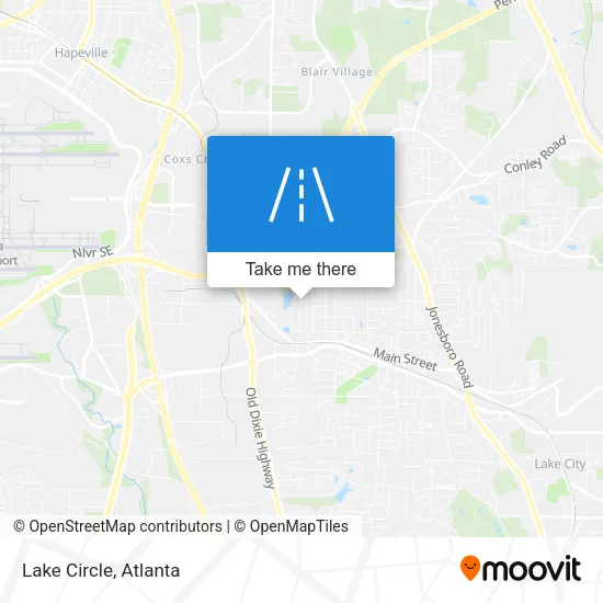 Lake Circle map
