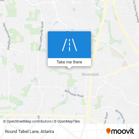 Round Tabel Lane map