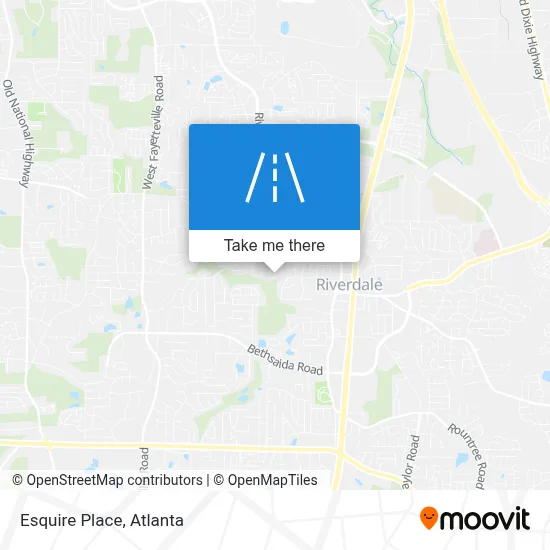Esquire Place map