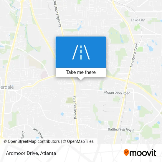 Ardmoor Drive map