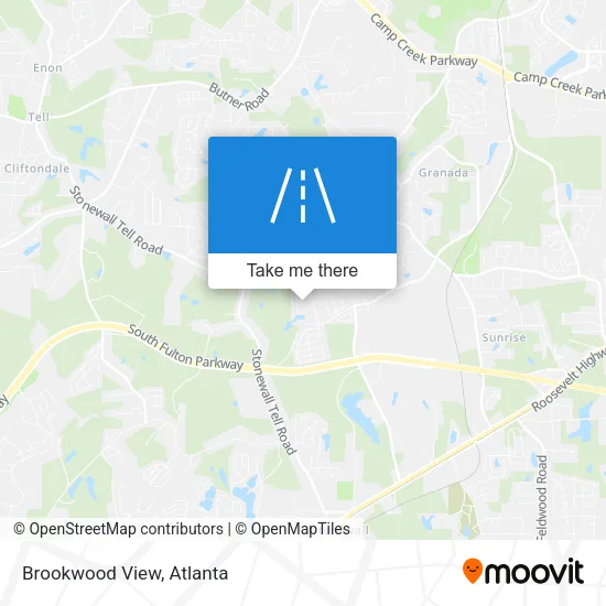 Brookwood View map