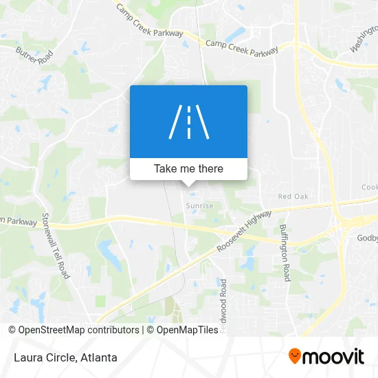 Laura Circle map