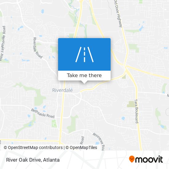 River Oak Drive map