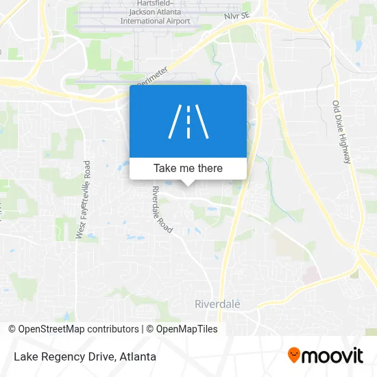 Lake Regency Drive map