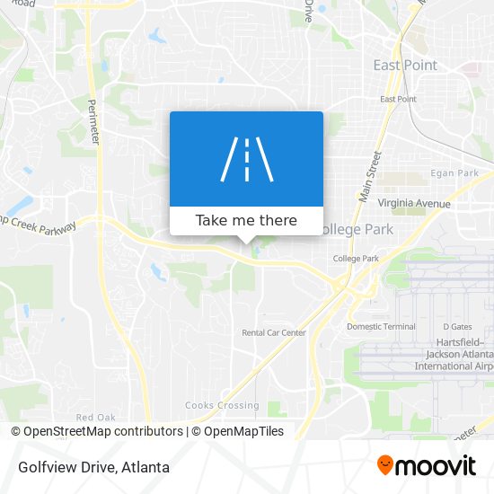 Golfview Drive map