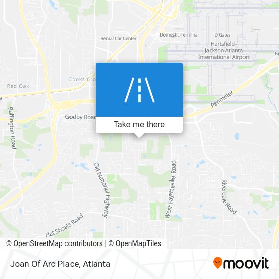 Mapa de Joan Of Arc Place