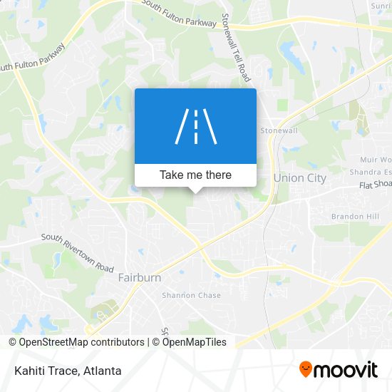 Mapa de Kahiti Trace