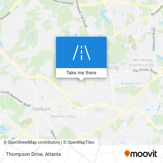 Thompson Drive map