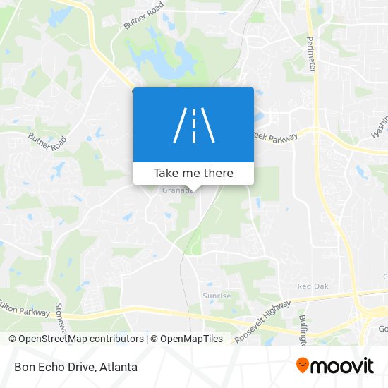 Mapa de Bon Echo Drive