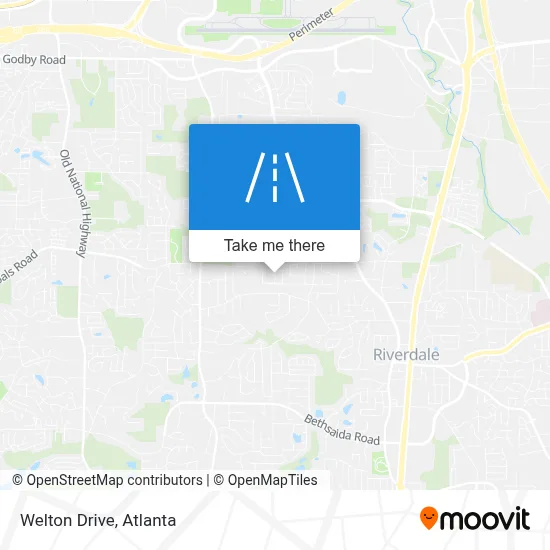 Welton Drive map