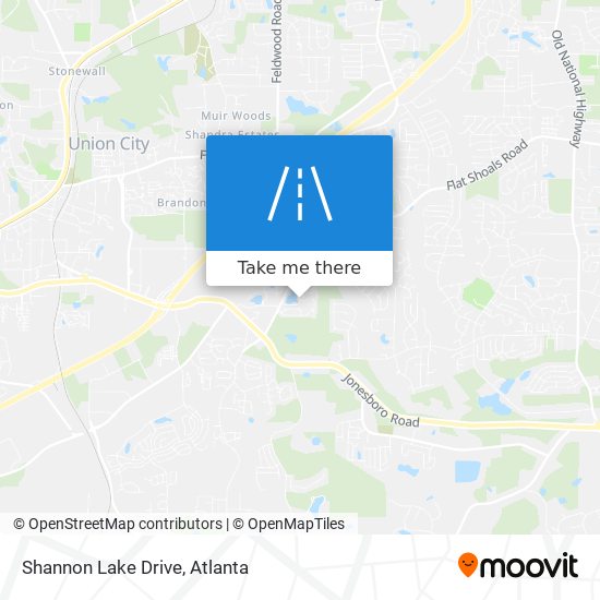 Shannon Lake Drive map