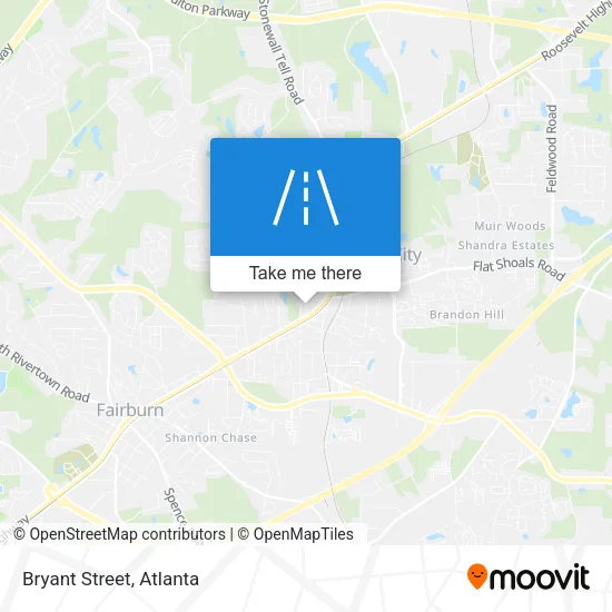 Bryant Street map