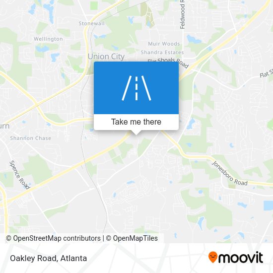 Mapa de Oakley Road