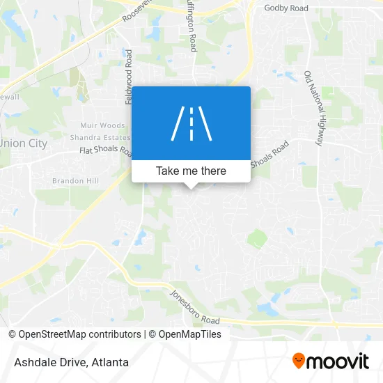 Ashdale Drive map