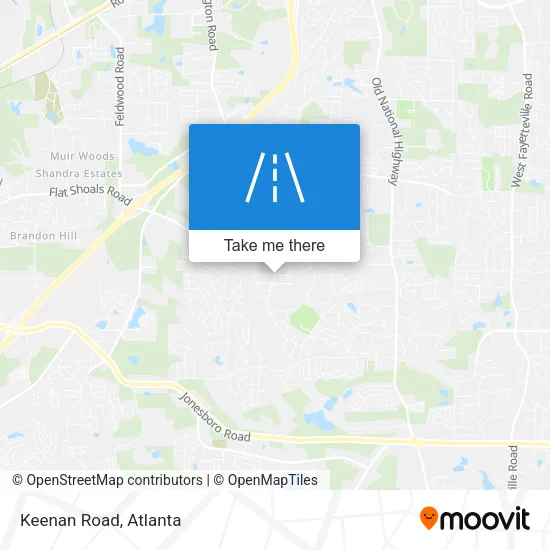 Mapa de Keenan Road