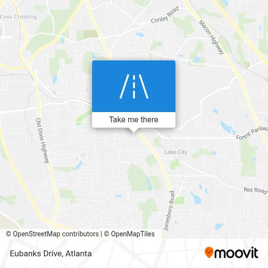 Eubanks Drive map