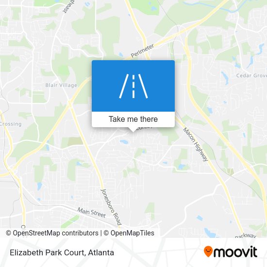 Mapa de Elizabeth Park Court
