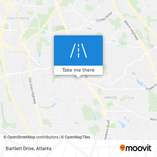 Mapa de Bartlett Drive