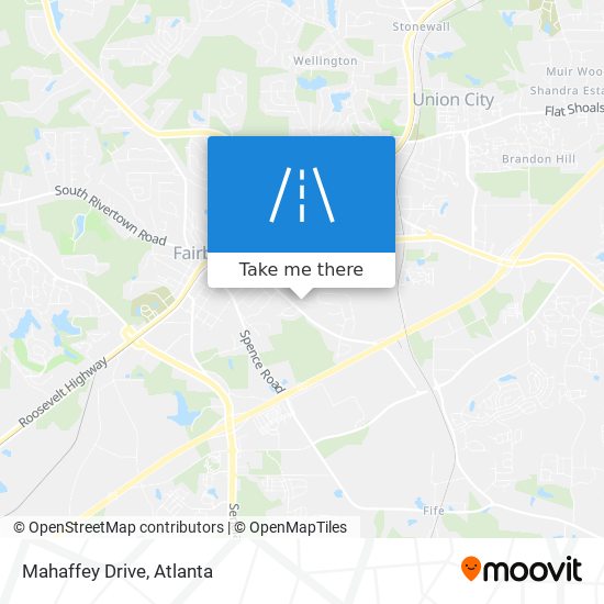 Mahaffey Drive map