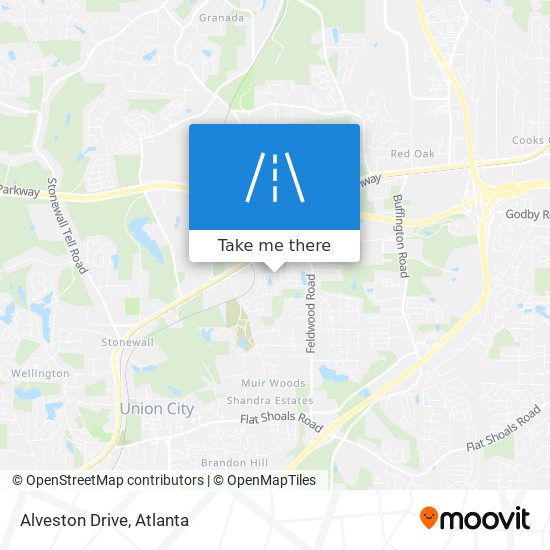 Alveston Drive map