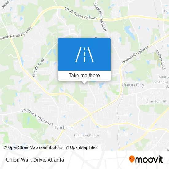 Union Walk Drive map
