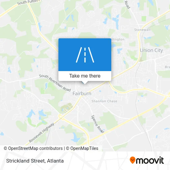 Strickland Street map