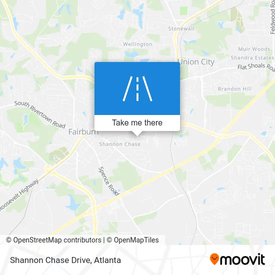 Shannon Chase Drive map