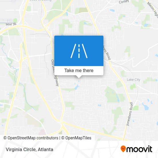 Virginia Circle map