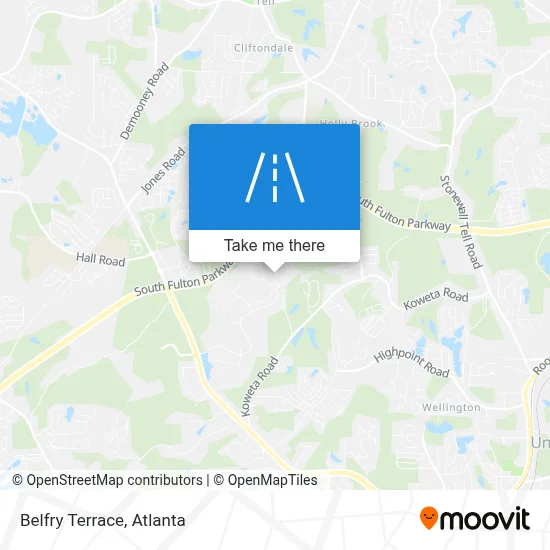 Belfry Terrace map