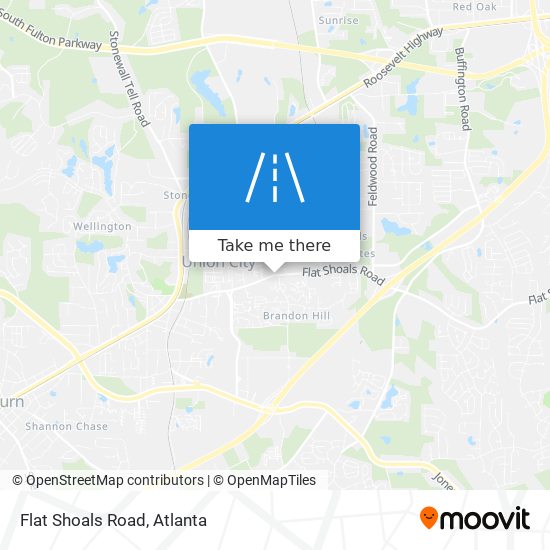 Mapa de Flat Shoals Road