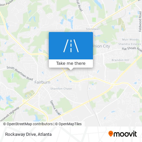 Rockaway Drive map