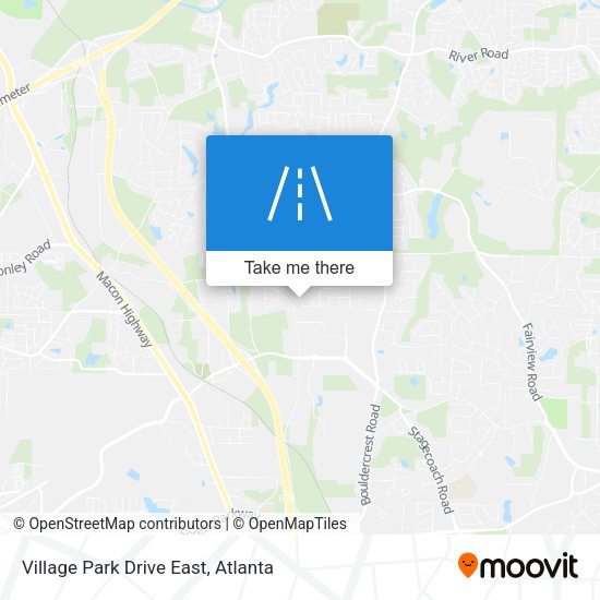 Village Park Drive East map