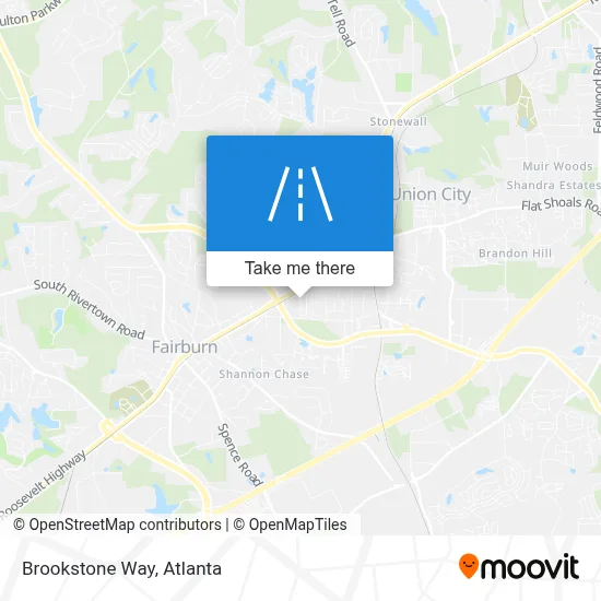Brookstone Way map