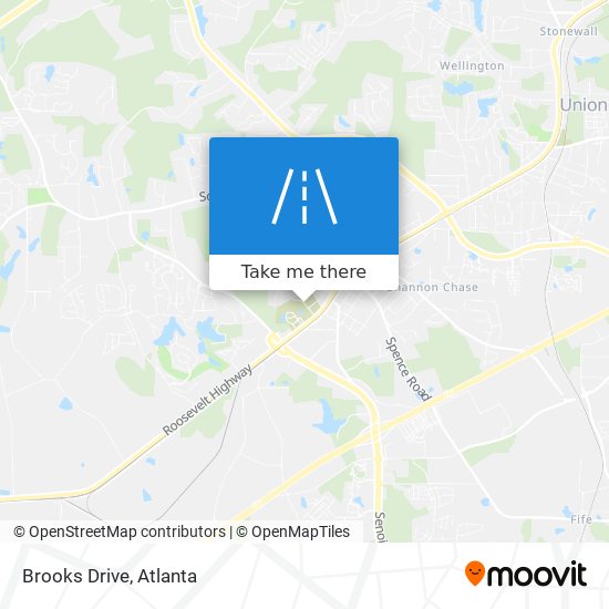 Brooks Drive map