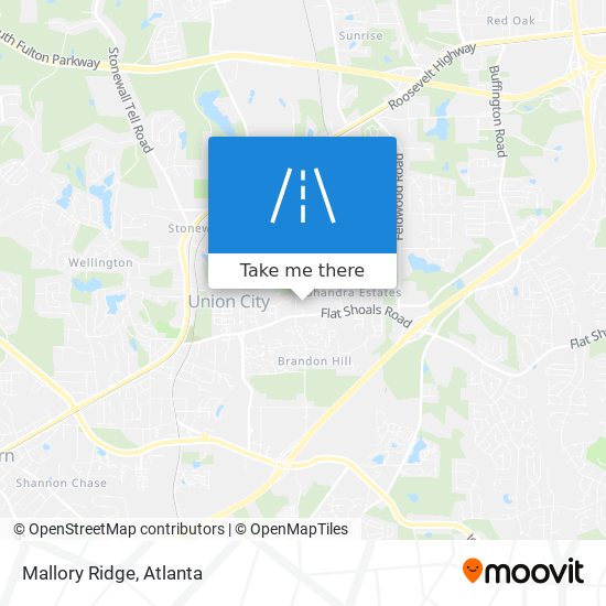 Mapa de Mallory Ridge