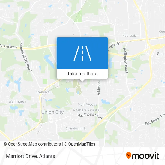 Marriott Drive map
