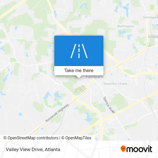 Valley View Drive map