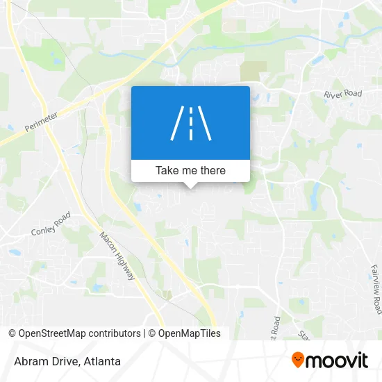 Abram Drive map
