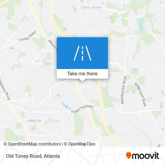 Mapa de Old Toney Road