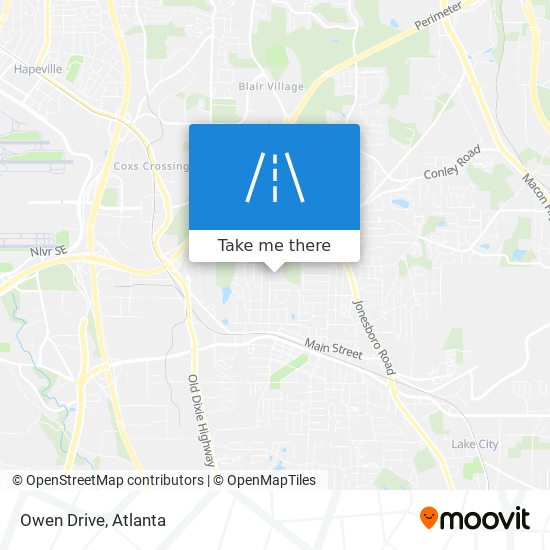 Mapa de Owen Drive