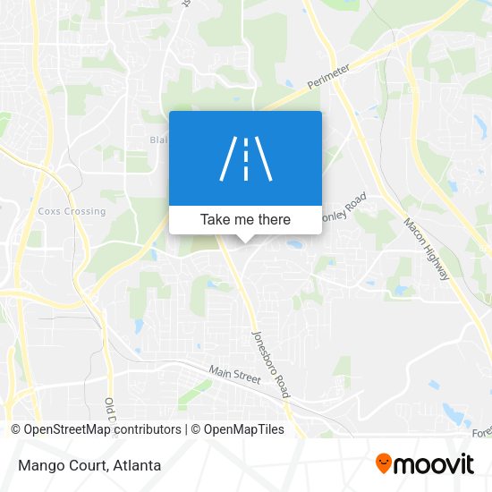Mapa de Mango Court