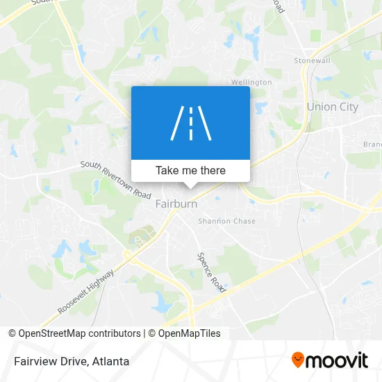 Fairview Drive map
