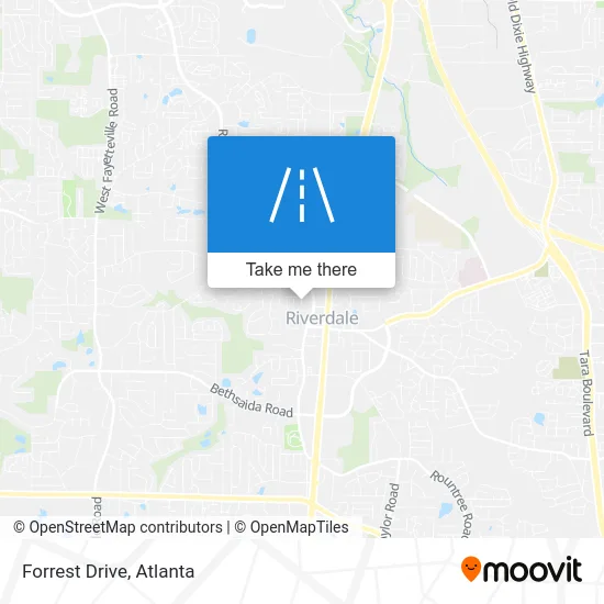 Forrest Drive map