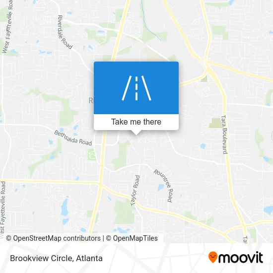 Brookview Circle map