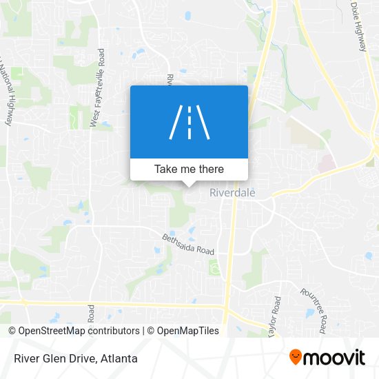 River Glen Drive map