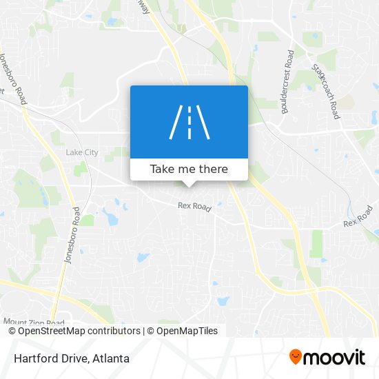 Mapa de Hartford Drive