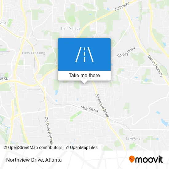 Northview Drive map