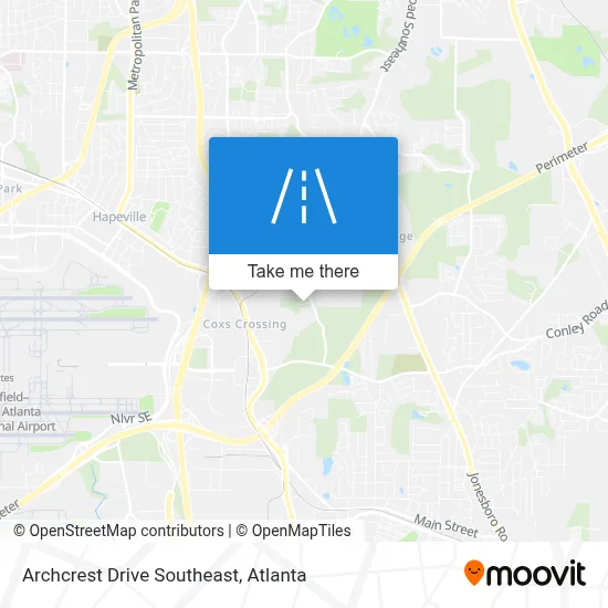 Archcrest Drive Southeast map