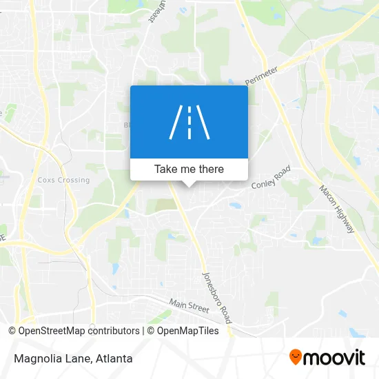 Magnolia Lane map