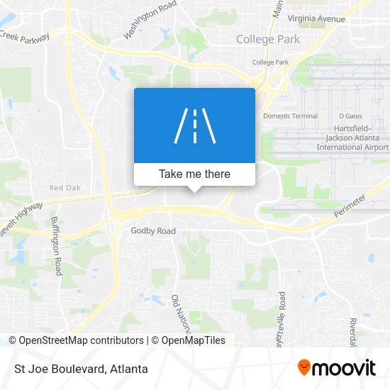 Mapa de St Joe Boulevard